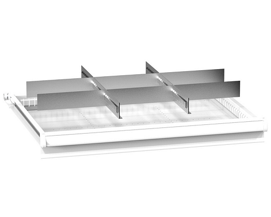 Komplet pločevinastih predalov ZD (36x27D) 362721