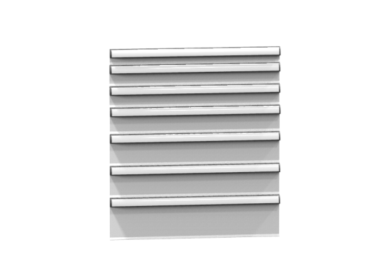 Predalnik ZK (višina 990 mm) ZK99-6  - Predali: RAL 7035